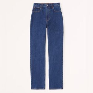 New Abercrombie Ultra High Rise 90s Straight Jeans